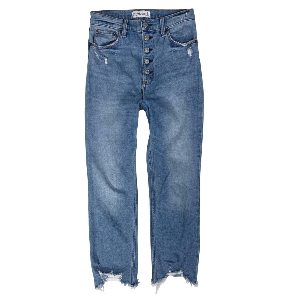 Abercrombie Ankle Straight Jeans 26 2 S Curve Love 90s Classiccore Mall Retro